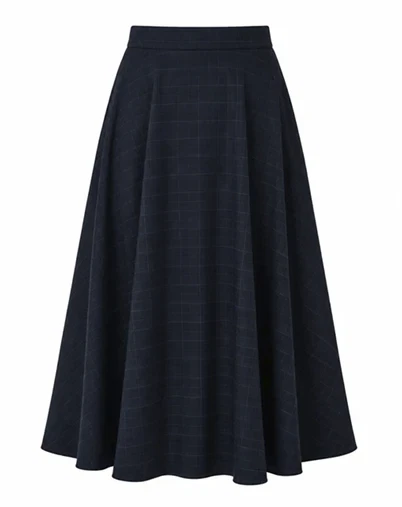 Cras Cph - Aishacras Nederdel - Dark Grey Check